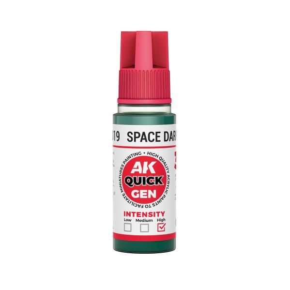 AK-Interactive: Quick Gen Acrylic Contrast - Space Dark Green 18 ml