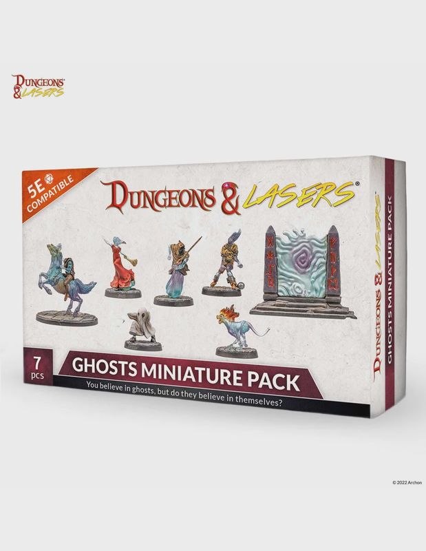 Dungeons and Lasers: Ghosts Miniature Pack