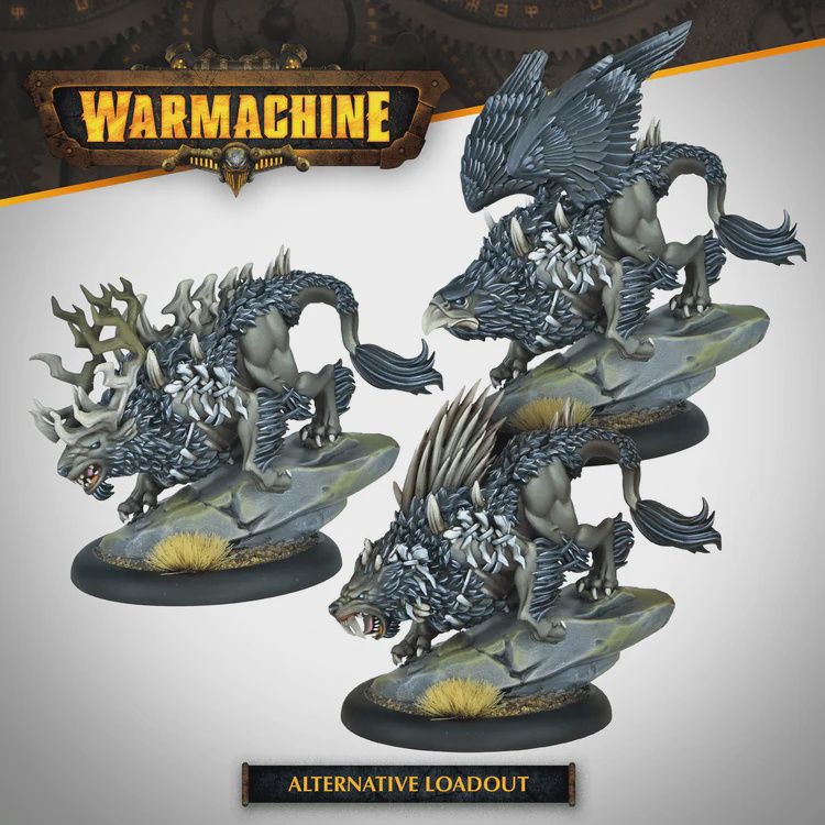 Warmachine: Old Umbrey Feral Warbeast