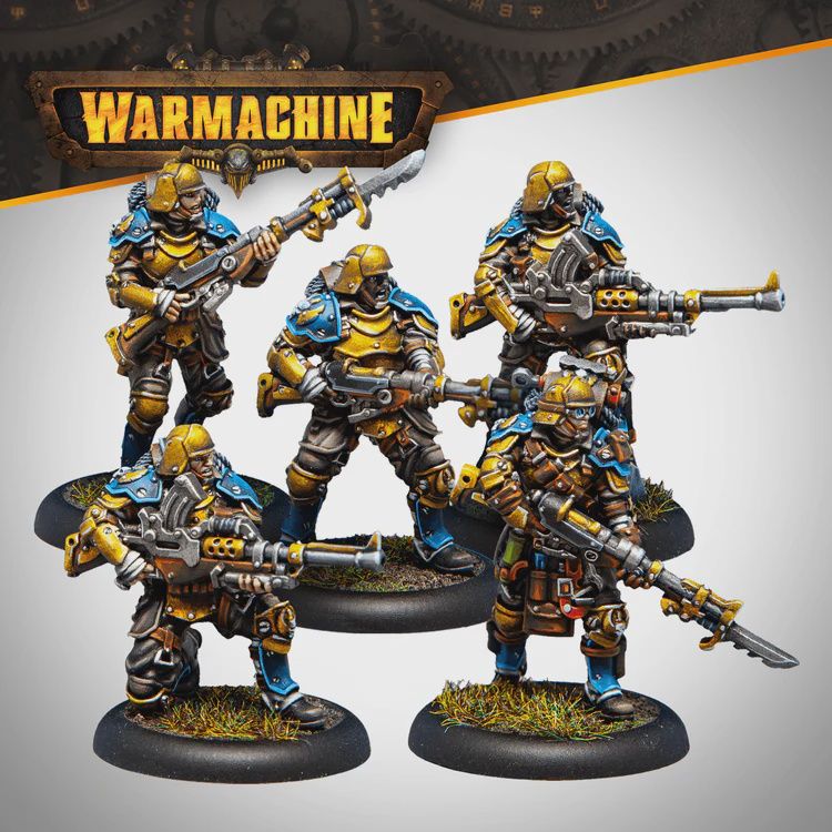 Warmachine: Cygnar Gravediggers Rangers Unit A