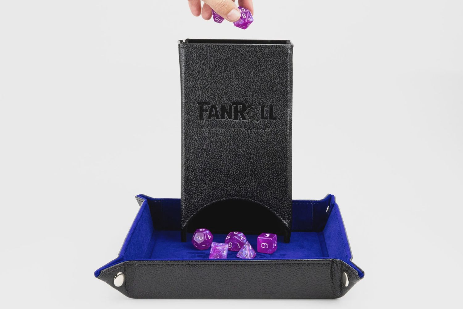 Fold Up Dice Tower - Black
