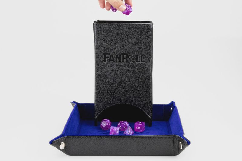 Fold Up Dice Tower - Black