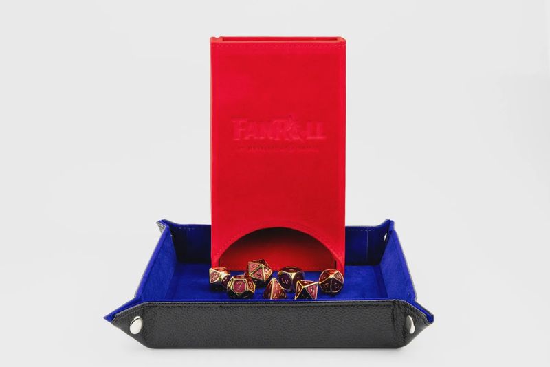 Fold Up Dice Tower - Red
