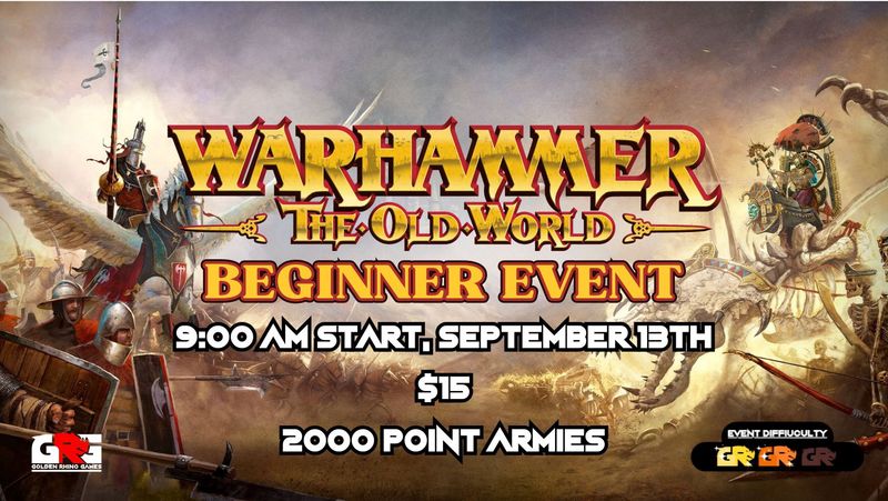 09/13 Old World Beginner Event