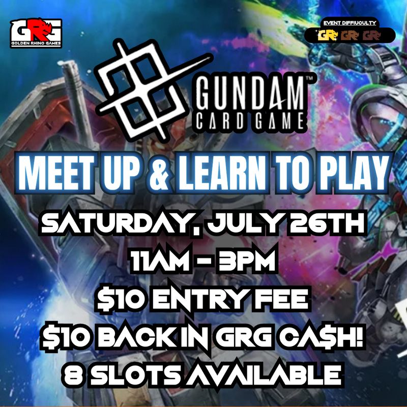 07/26 Learn to Play Gundam TCG – OP Event