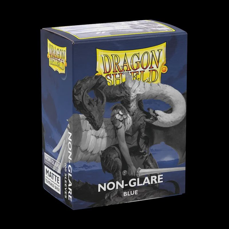 Dragon Shield Sleeves: Blue - Non-Glare - Matte Sleeves - Standard Size