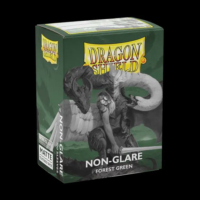 Dragon Shield Sleeves: Forest Green - Non-Glare - Matte Sleeves - Standard Size
