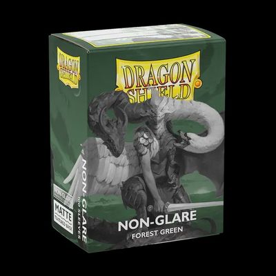 Dragon Shield Sleeves: Forest Green - Non-Glare - Matte Sleeves - Standard Size
