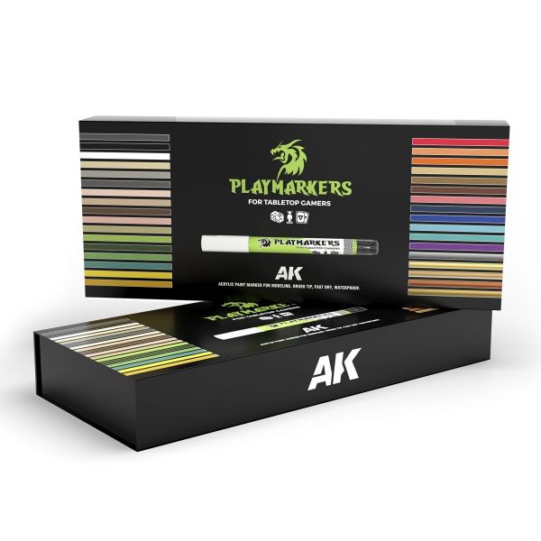 AK-Interactive: Playmarkers - SPECIAL BOX SET Full Range 34 Playmarkers