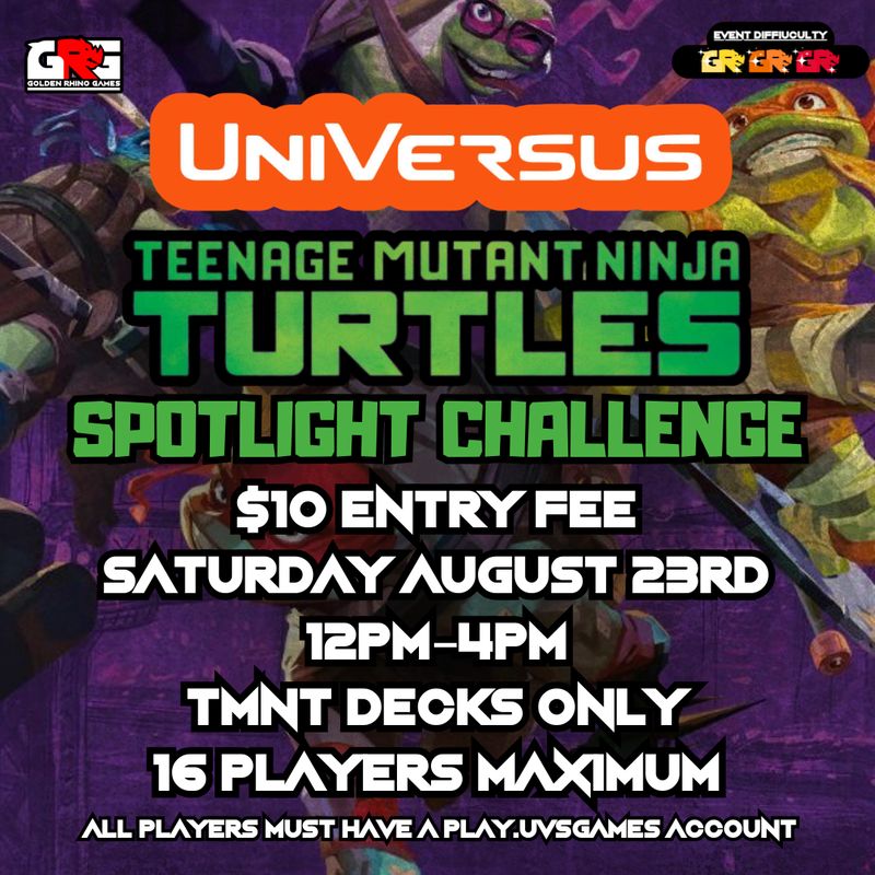08/23 TMNT Spotlight Challenge!