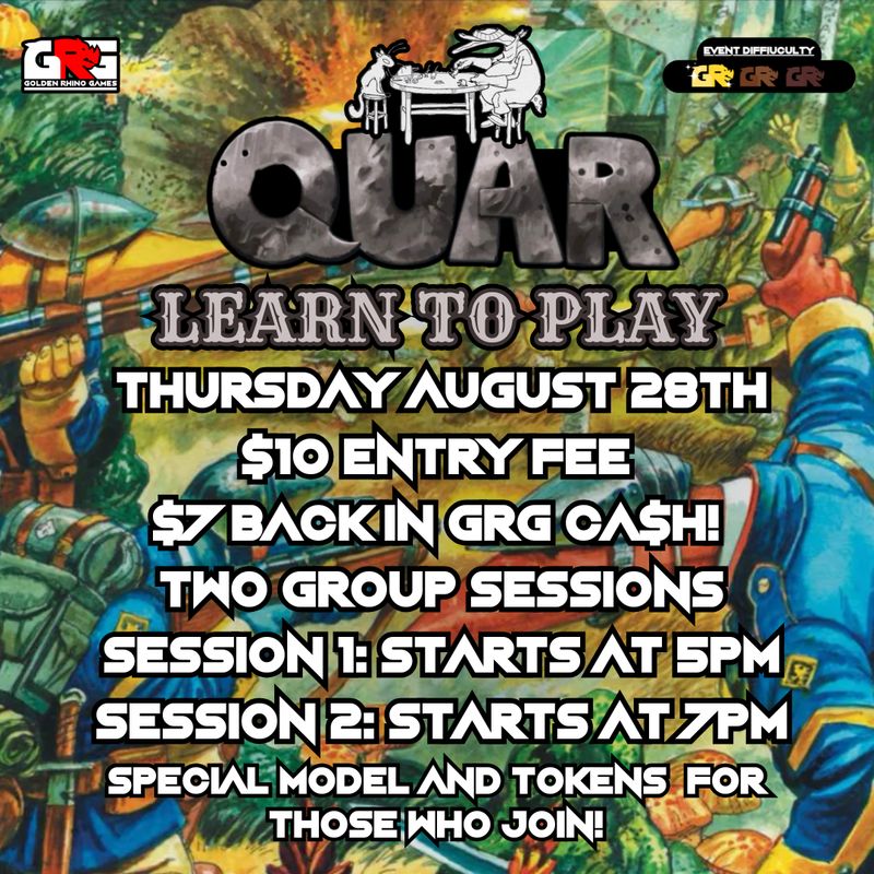08/28 QUAR Learn to Play