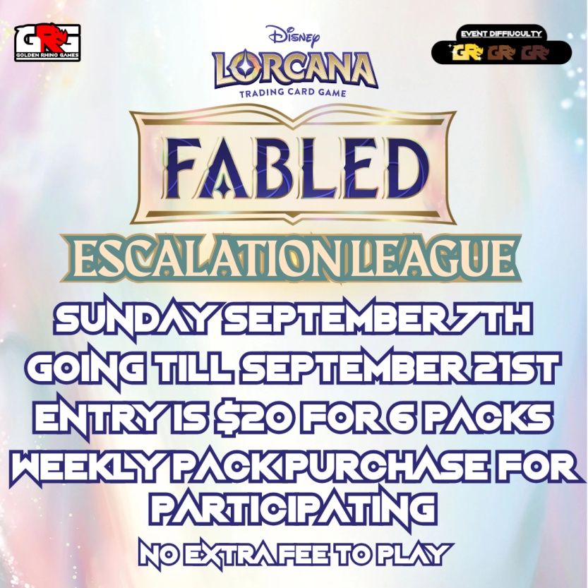 Fabled set 9 Escalation League