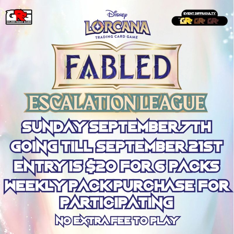 Fabled set 9 Escalation League