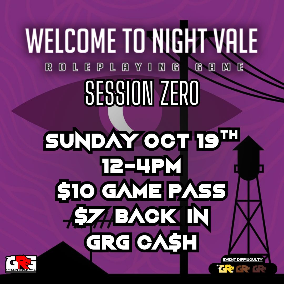 10/19 Welcome to Night Vale RPG - Session Zero