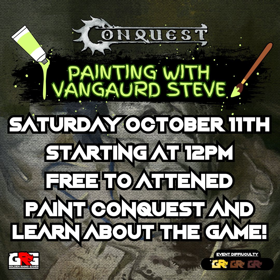 10/11 Painting Conquest with Para-Bellum Vanguards FREE