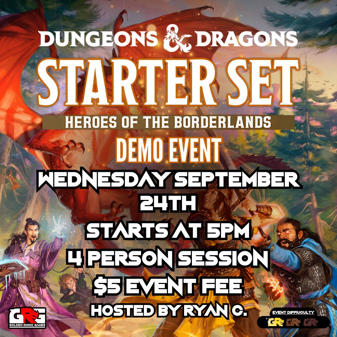 09/24 D&amp;D Heroes of the Borderlands Starter Set DEMO