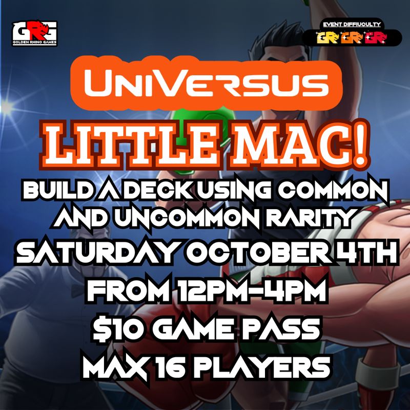 10/04 Universus Little Mac Event