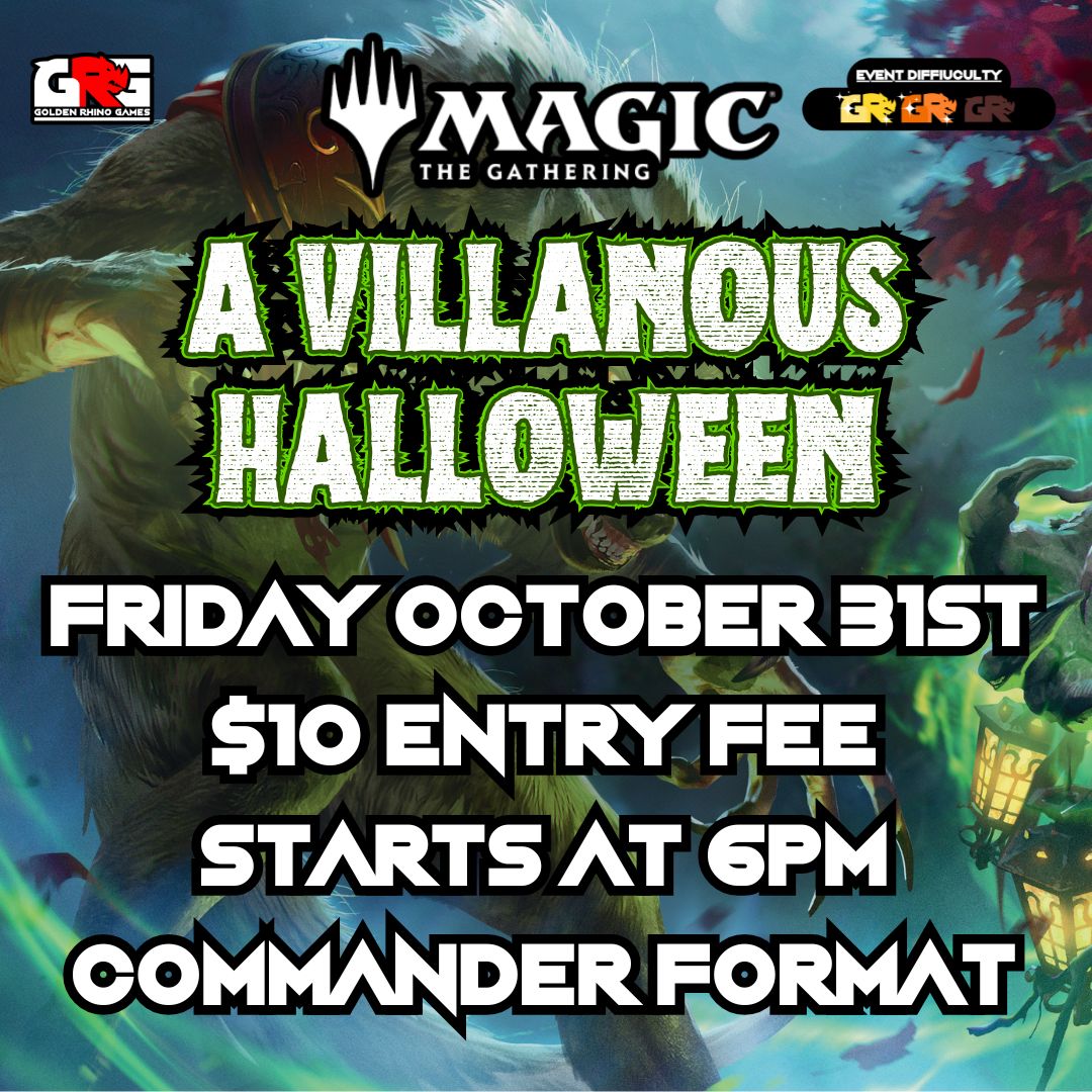 10/31 Magic Presents: A Villainous Halloween