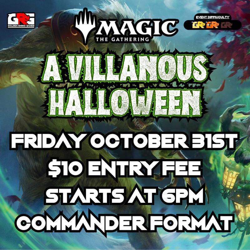 10/31 Magic Presents: A Villainous Halloween