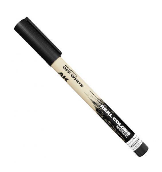 AK-Interactive: Real Color Acrylic Paint Marker - Off White