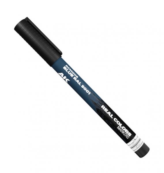 AK-Interactive: Real Color Acrylic Paint Marker - Blue RAL5001