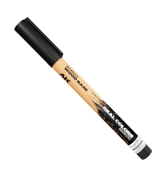 AK-Interactive: Real Color Acrylic Paint Marker - Wood Base