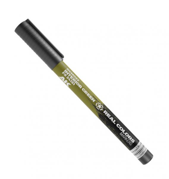 AK-Interactive: Real Color Acrylic Paint Marker - Interior Green FS34151