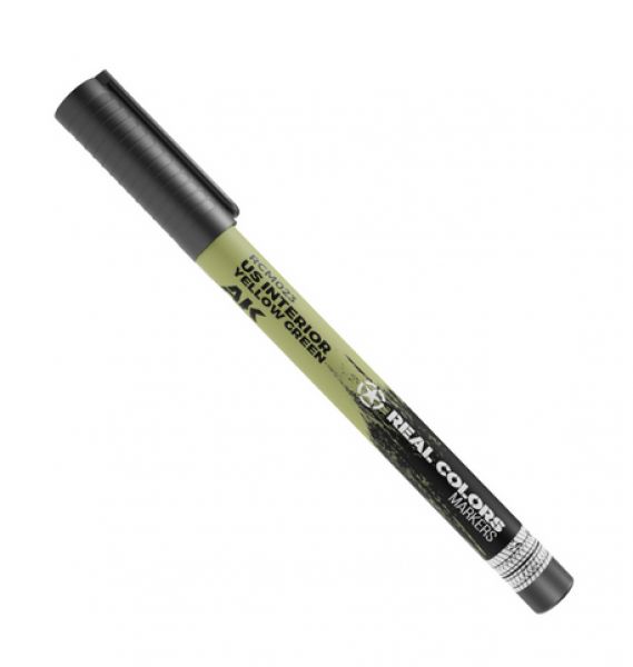 AK-Interactive: Real Color Acrylic Paint Marker - US Interior Yellow Green