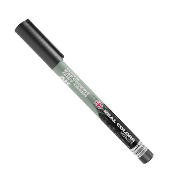 AK-Interactive: Real Color Acrylic Paint Marker - RAF Cockpit Grey-green