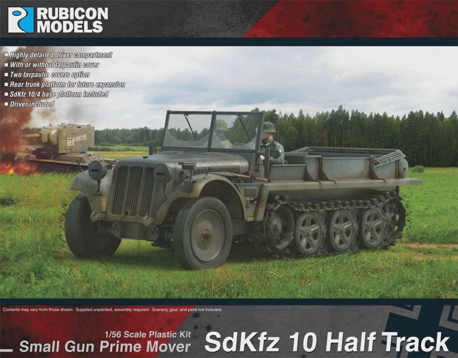 Rubicon: SdKfz 10 Half Track Small Gun Prime Mover