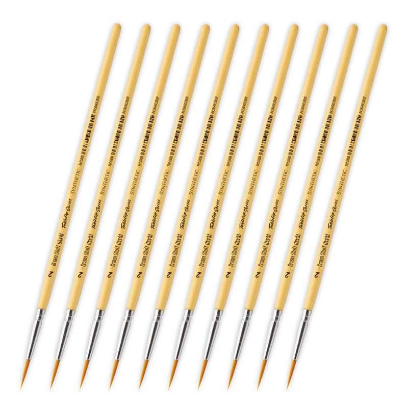 TABLETOP SERIES Synthetic Brush Set 2 (Pack of 10)