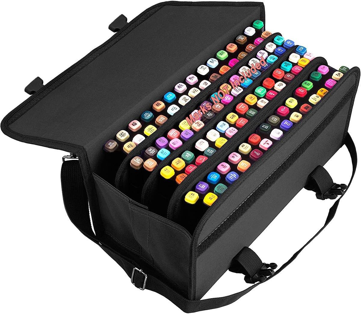 Marker Storage Case with Carrying Strap - 120 Markers