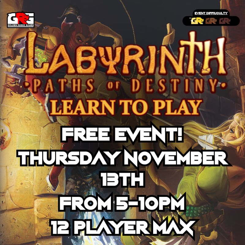 11/13 Learn to Play Labyrinth - Path of Destiny by Star House Games