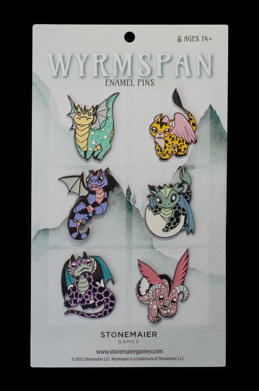 Wyrmspan Enamel Pins