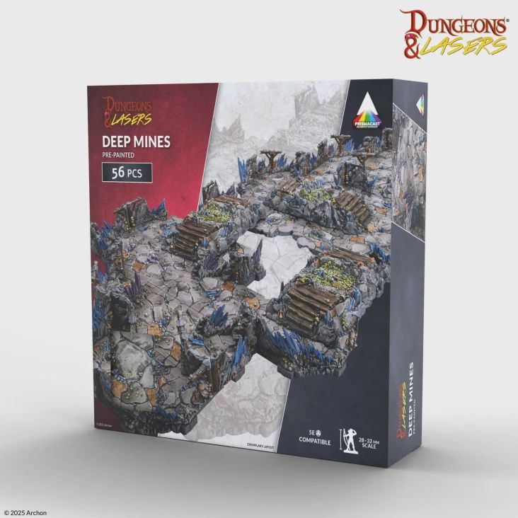 Dungeons &amp; Lasers: Deep Mines (Pre-painted)