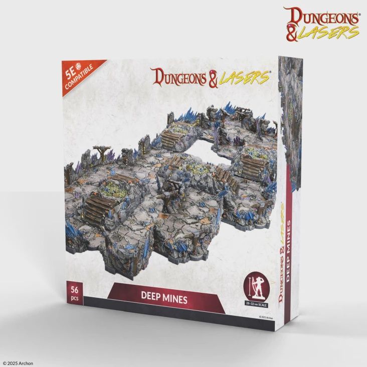 Dungeons &amp; Lasers: Deep Mines (Half-Height Walls)