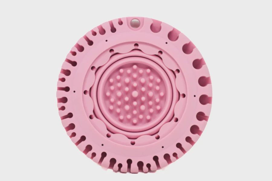 CollapsiBowl™ - Portable Paint Pallet, Brush Cleaner and Organizer, Colour: Pink