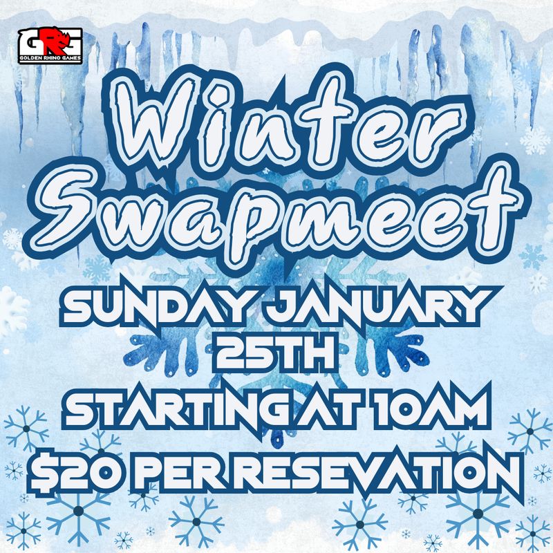 Winter Swap Meet 01/25/26