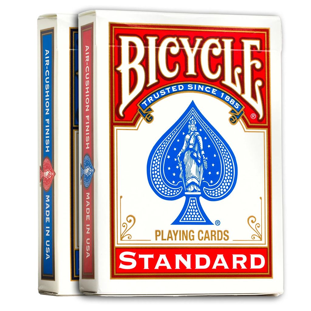 Bicycle Playing Cards, Colors: Standard (Red/Blue)