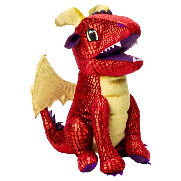 Dice Bag: Dragon Plush, Colors: Red
