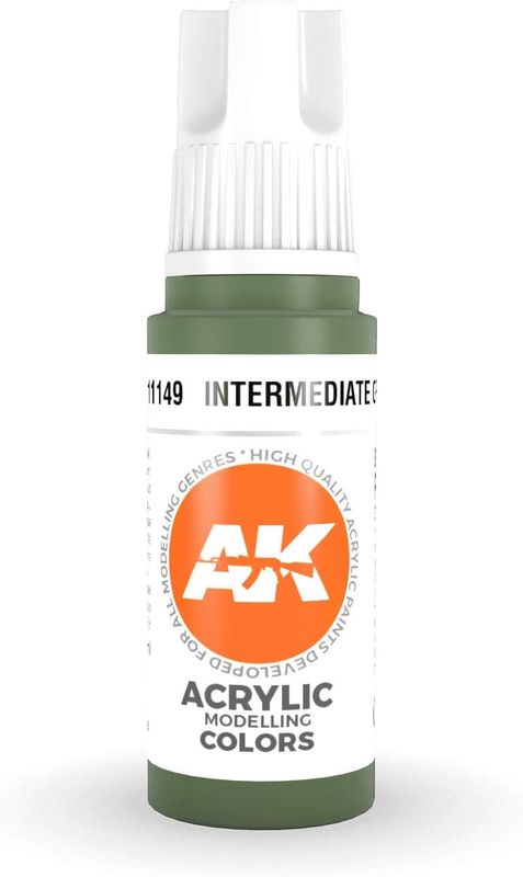 Ak Interactive: Intermediate Green 3rd Gen