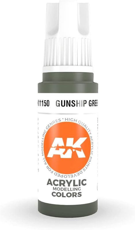 Ak Interactive: Gunship Green 3rd Gen