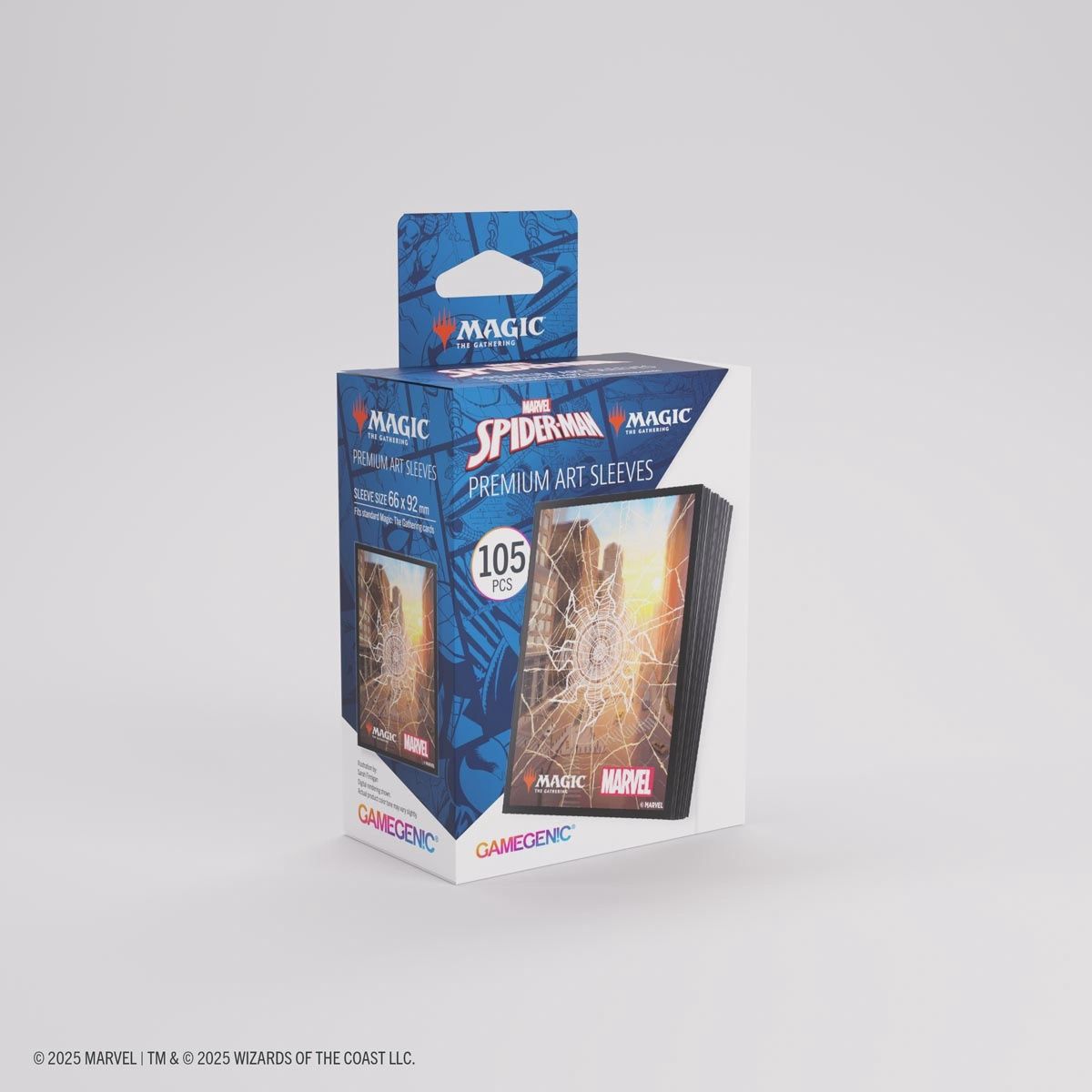 Magic: The Gathering | Marvel's Spider-Man Premium Art Sleeves, Character: Plains