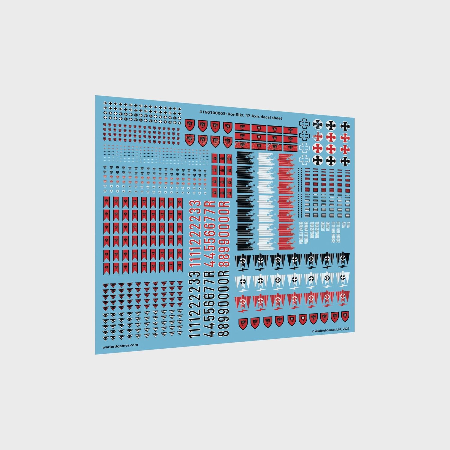 Konflikt '47 Axis decal sheet 100x10
