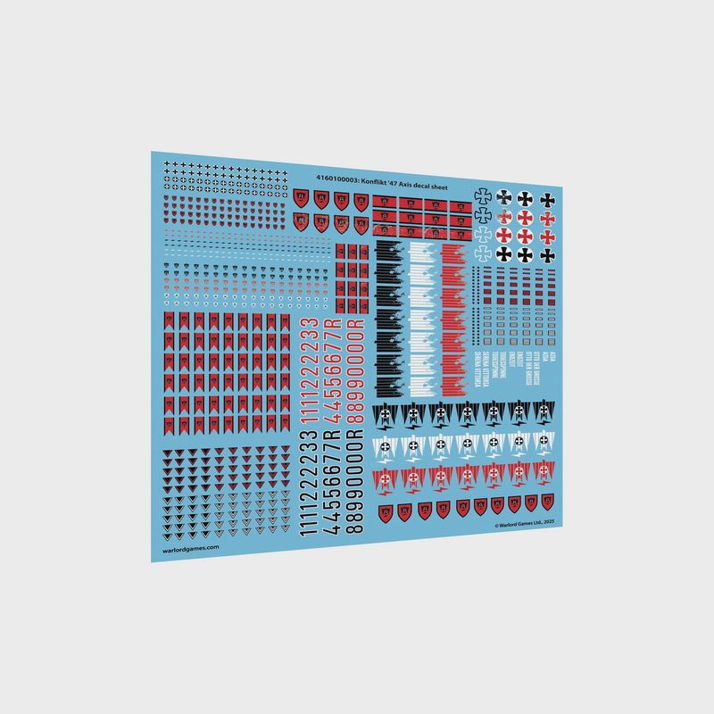 Konflikt '47 Axis decal sheet 100x10