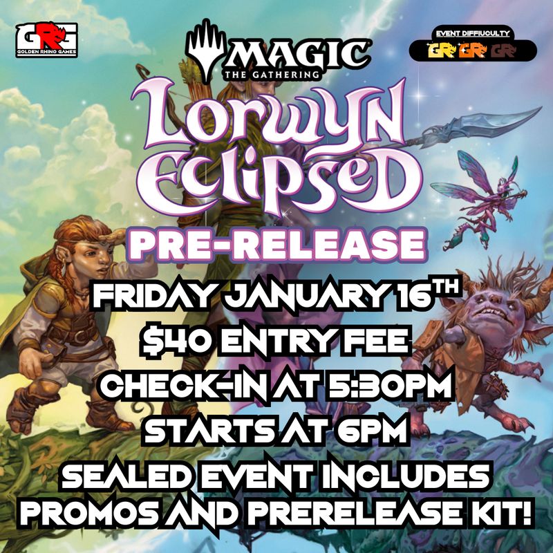 01/16 Lorwyn Eclipsed Prerelease ticket