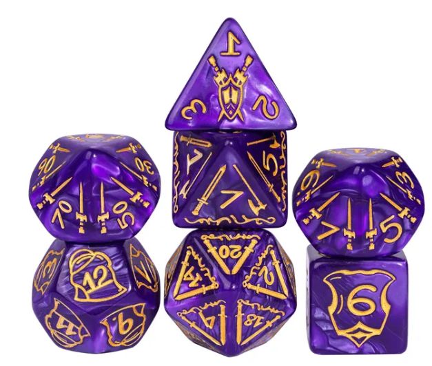 Queen's Armory: Enchanted - 25mm RPG Dice Set