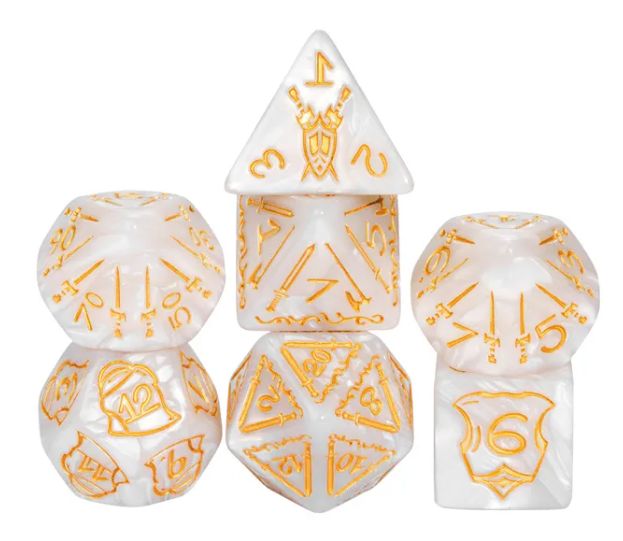 Queen's Armory: Holy - 25mm RPG Dice Set