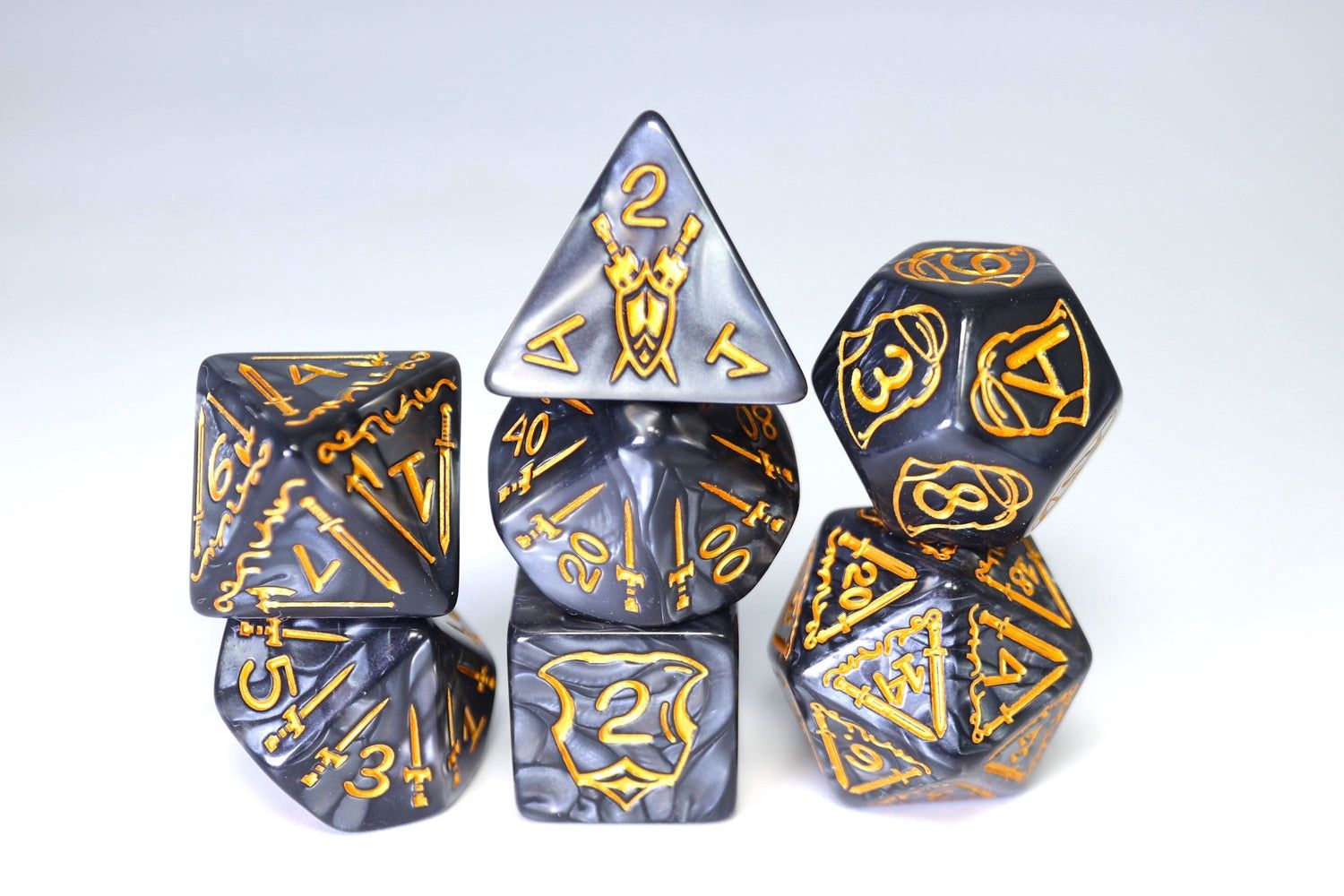 Queen's Armory: Cursed - 25mm RPG Dice Set