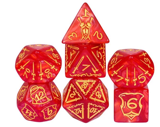 Queen's Armory: Infernal - 25mm RPG Dice Set